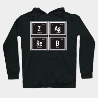 Zagreb City | Periodic Table of Elements Hoodie